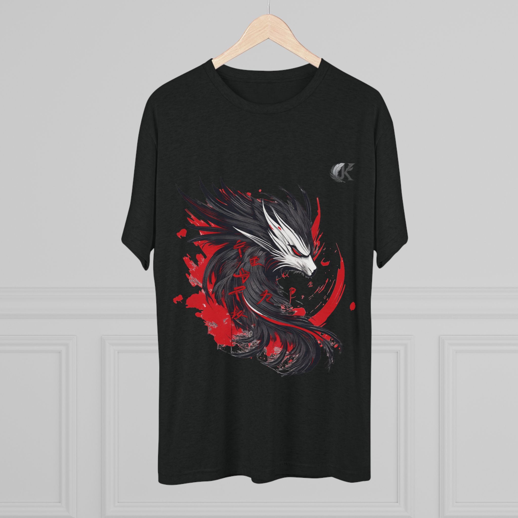 Artistic Graphic Tee for Creatives, Trendy Unisex Crew Shirt, Perfect for Casual Wear, Unique Gift for Anime Fans, Stylish Streetwear