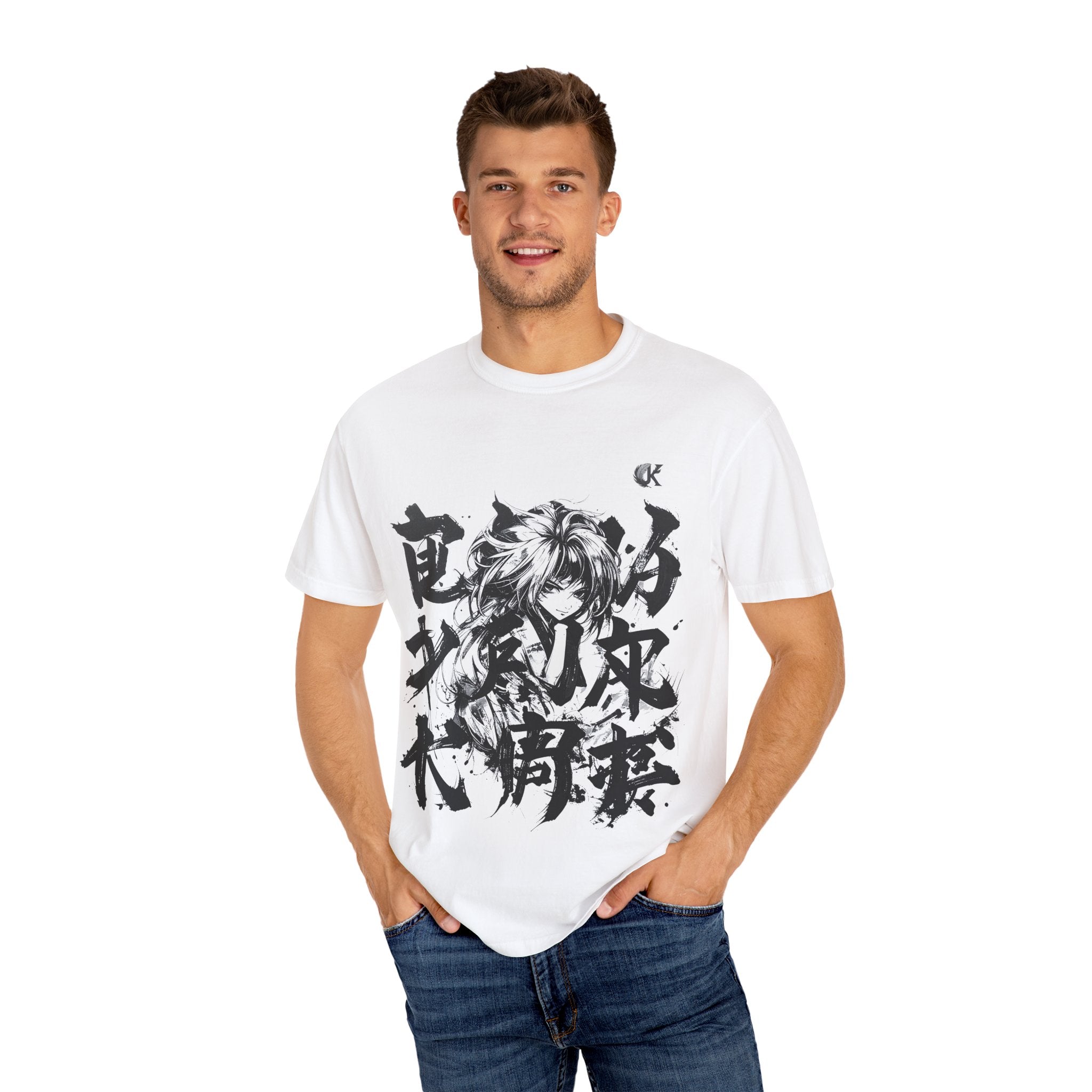 Bold Graphic Unisex T-Shirt, Artistic Tee, Streetwear Fashion, Anime Inspired Apparel,