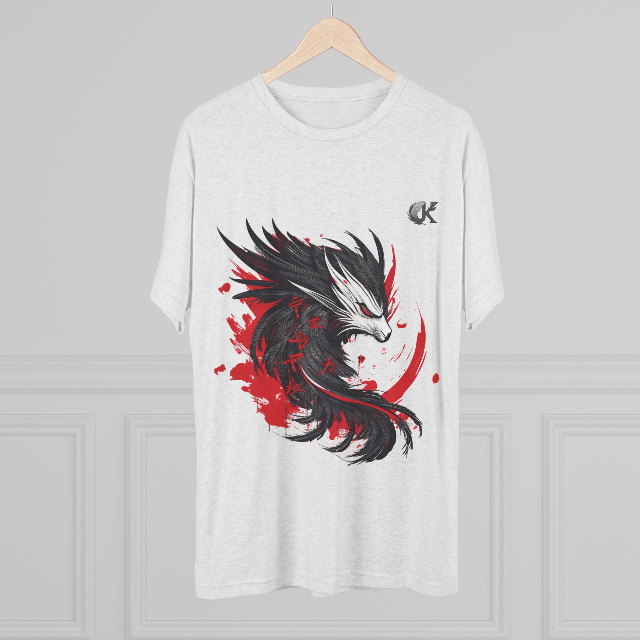 Artistic Graphic Tee for Creatives, Trendy Unisex Crew Shirt, Perfect for Casual Wear, Unique Gift for Anime Fans, Stylish Streetwear