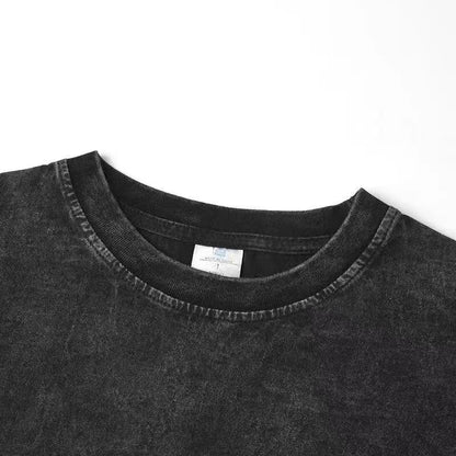 High-Quality Cotton T-Shirt – Retro Print with a Classic Summer Vibe