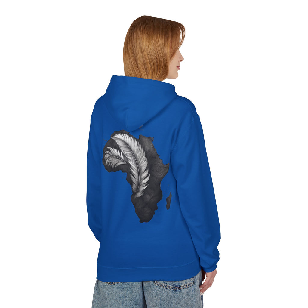 African Feather Hoodie - Unisex Fleece