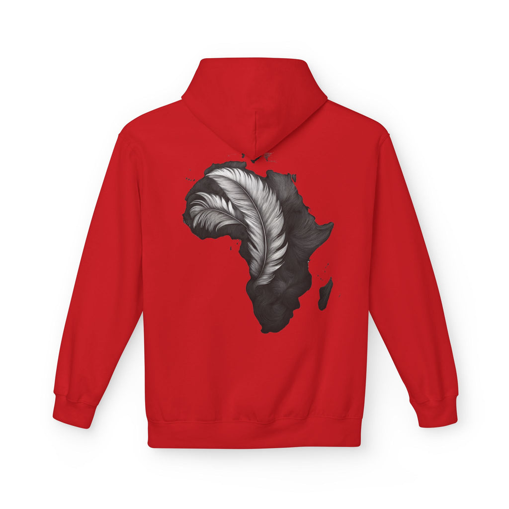 African Feather Hoodie - Unisex Fleece