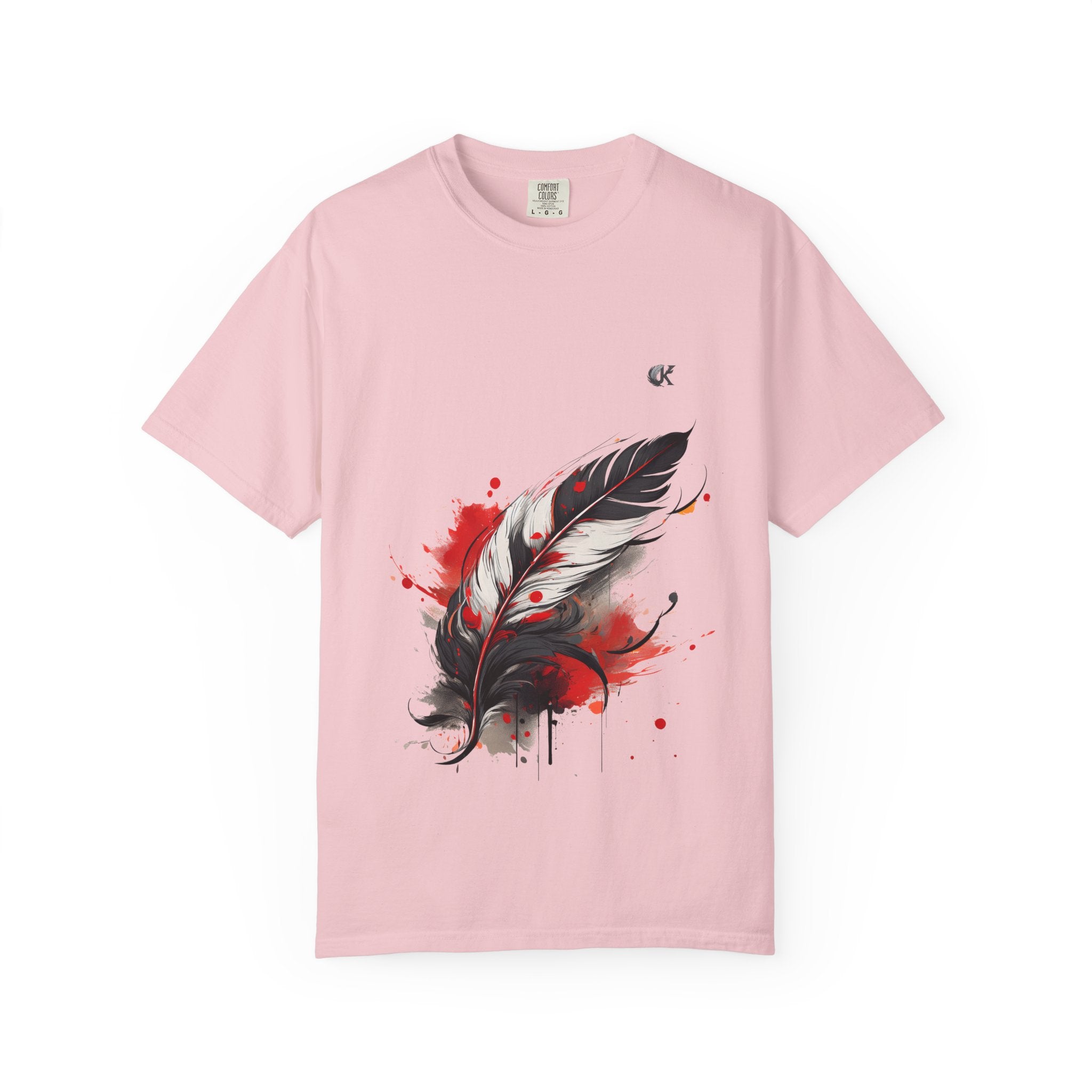 Artistic Feather T-Shirt - Unisex