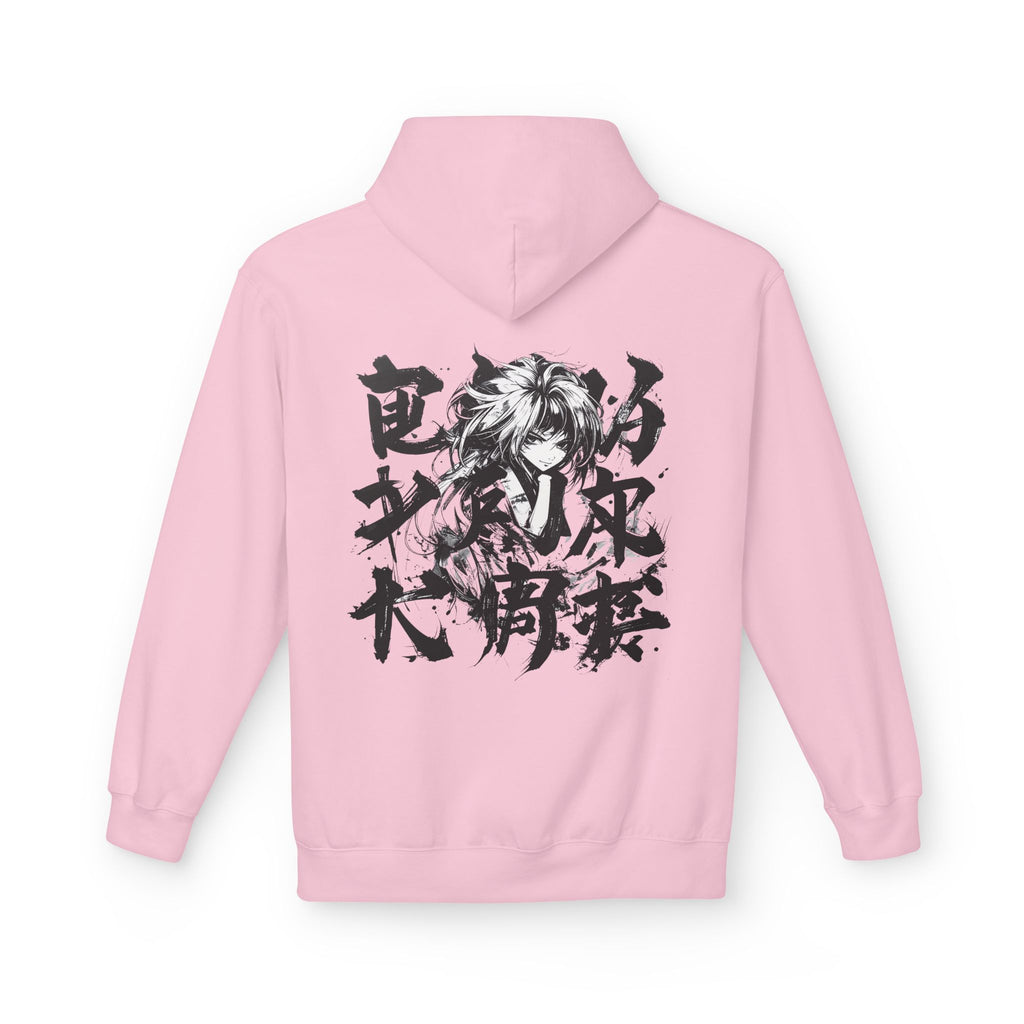 Fleece Hoodie with Graphic Design