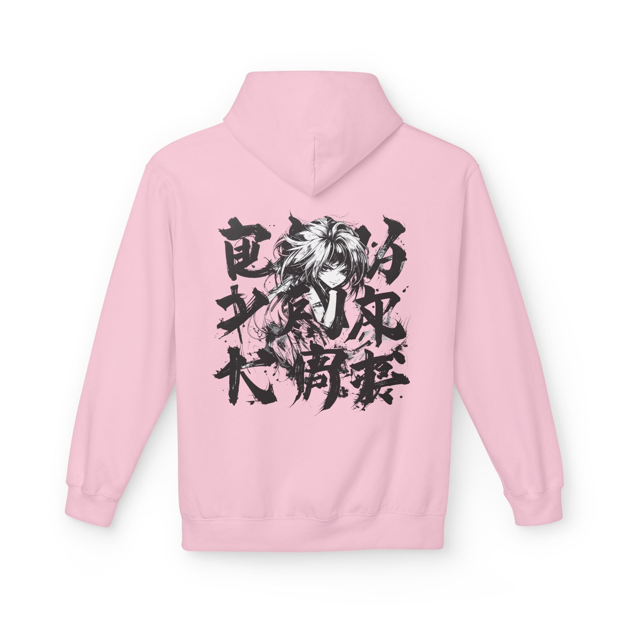 Fleece Hoodie with Graphic Design