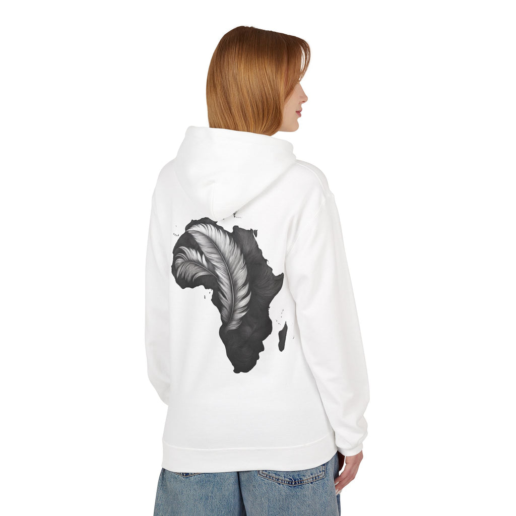 African Feather Hoodie - Unisex Fleece