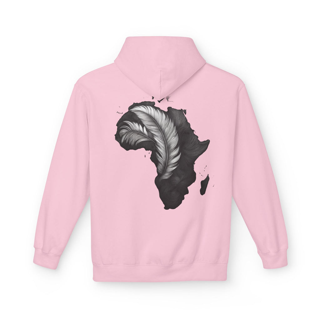 African Feather Hoodie - Unisex Fleece