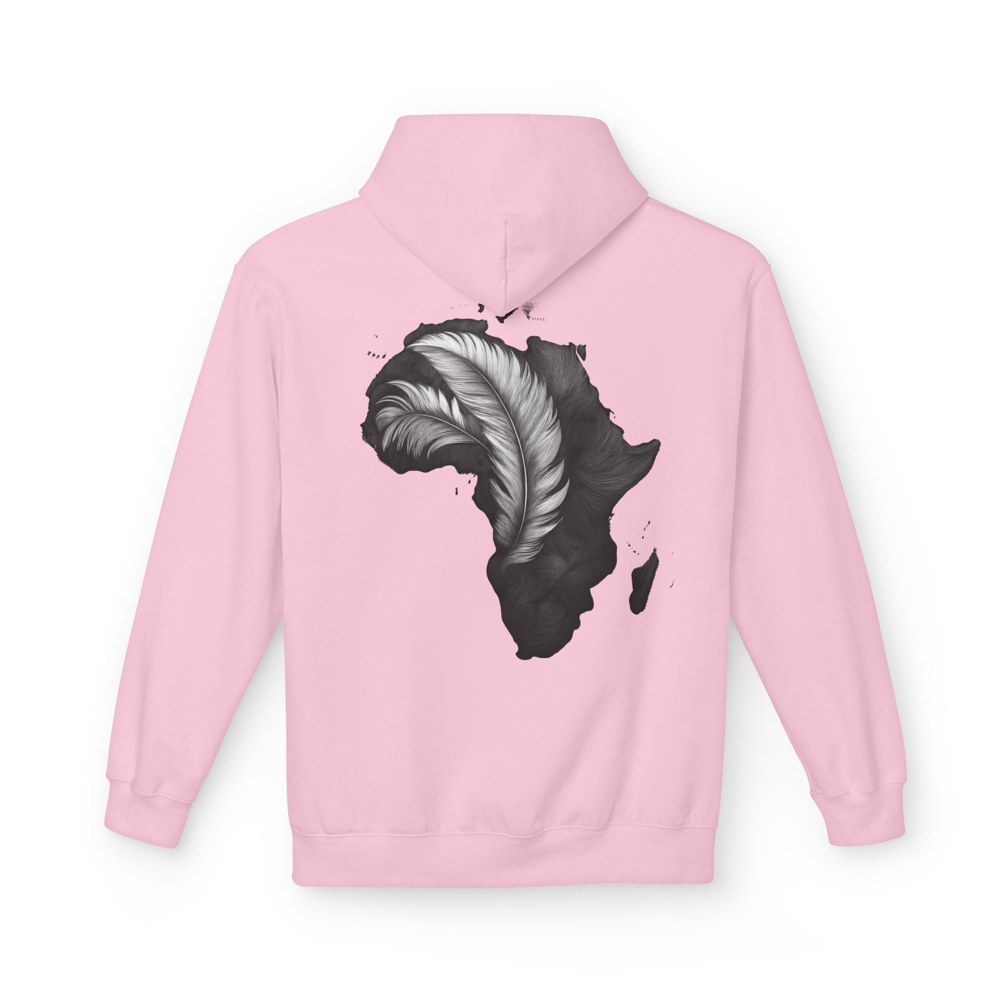 African Feather Hoodie - Unisex Fleece