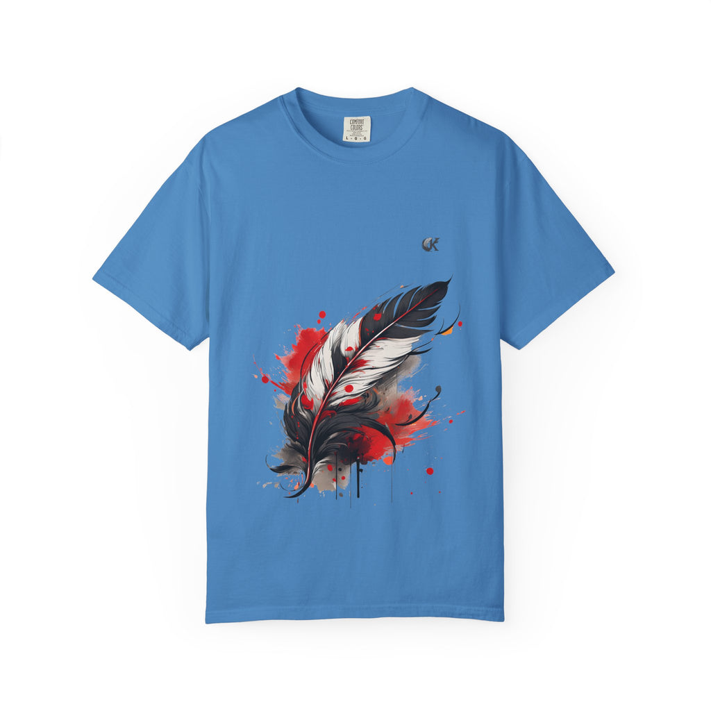 Artistic Feather T-Shirt - Unisex