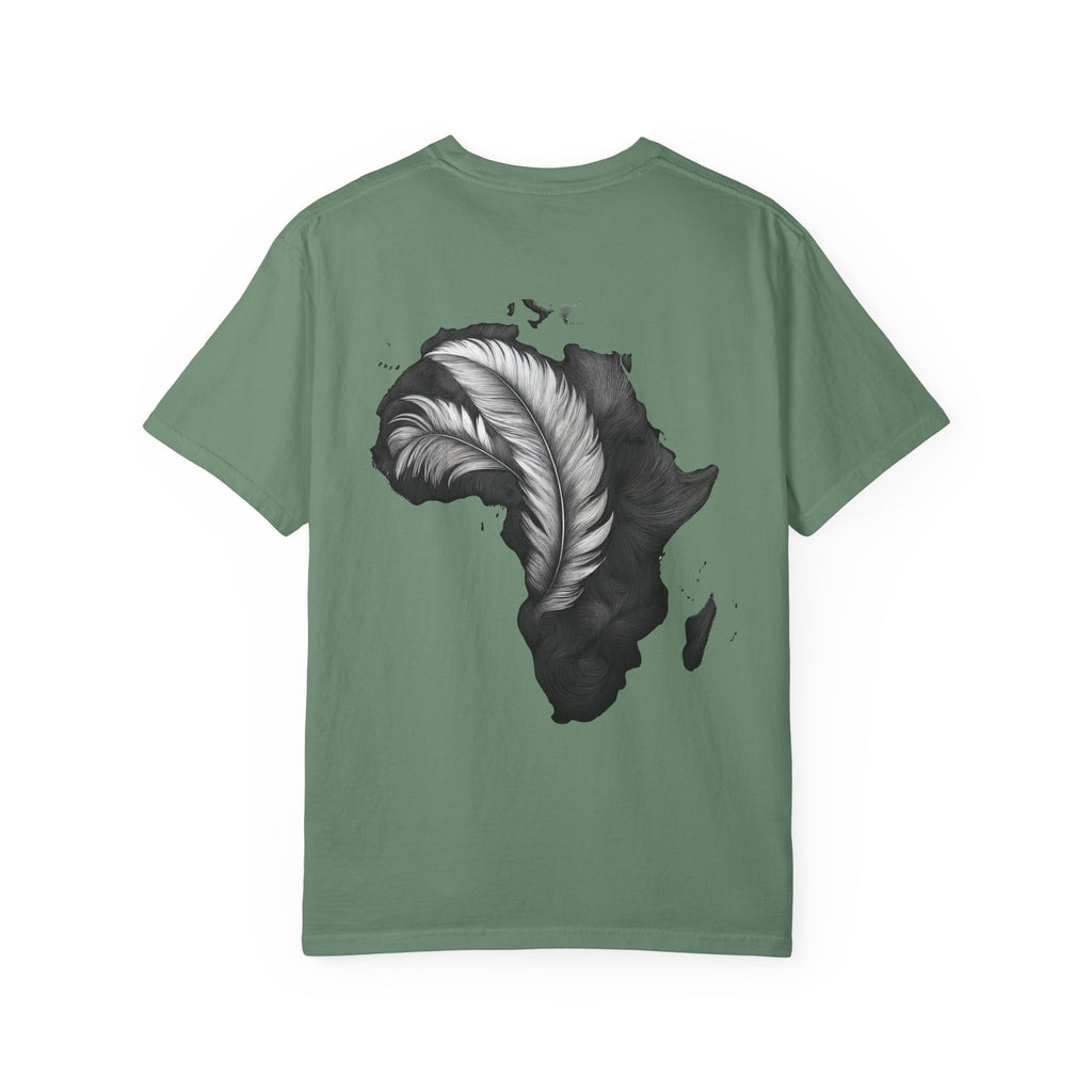African Feather Graphic T-Shirt