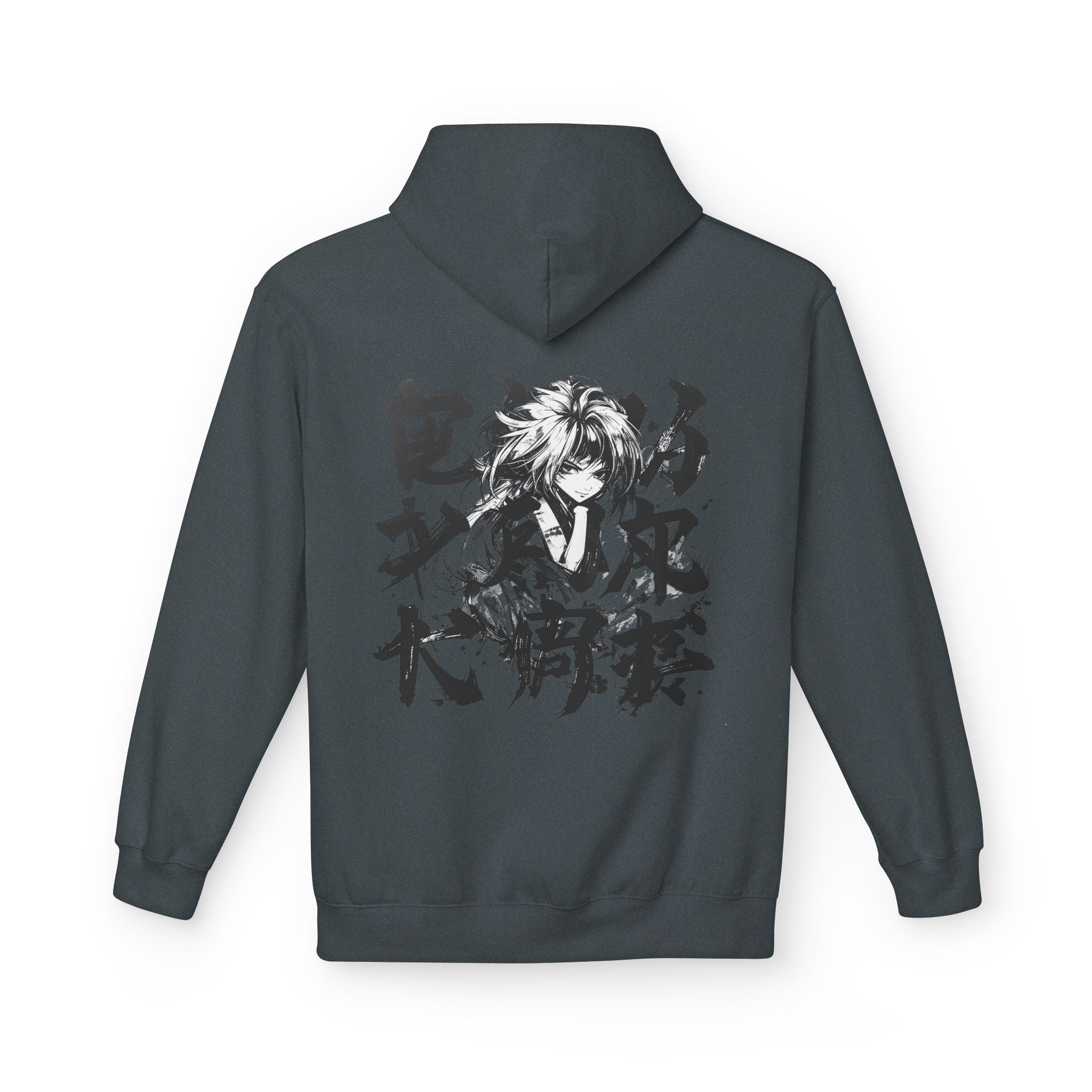 Fleece Hoodie with Graphic Design