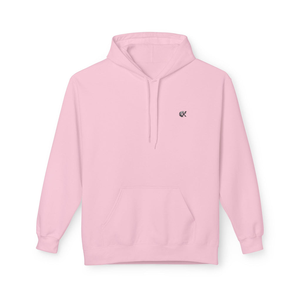 Fleece Hoodie with Graphic Design