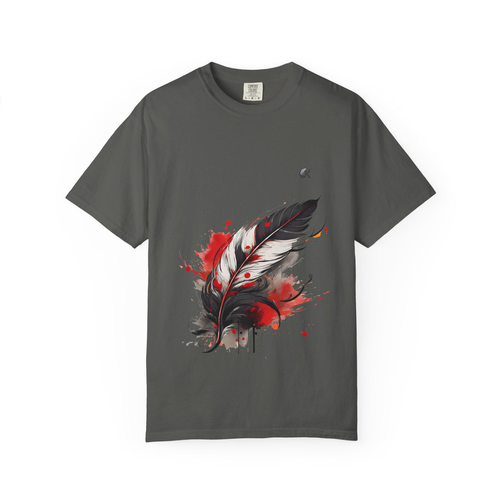 Artistic Feather T-Shirt - Unisex