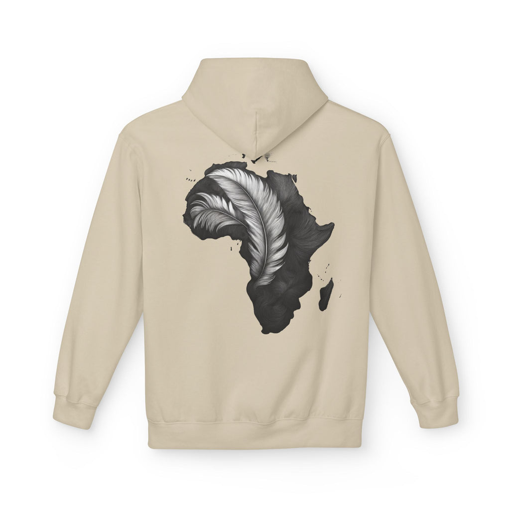 African Feather Hoodie - Unisex Fleece