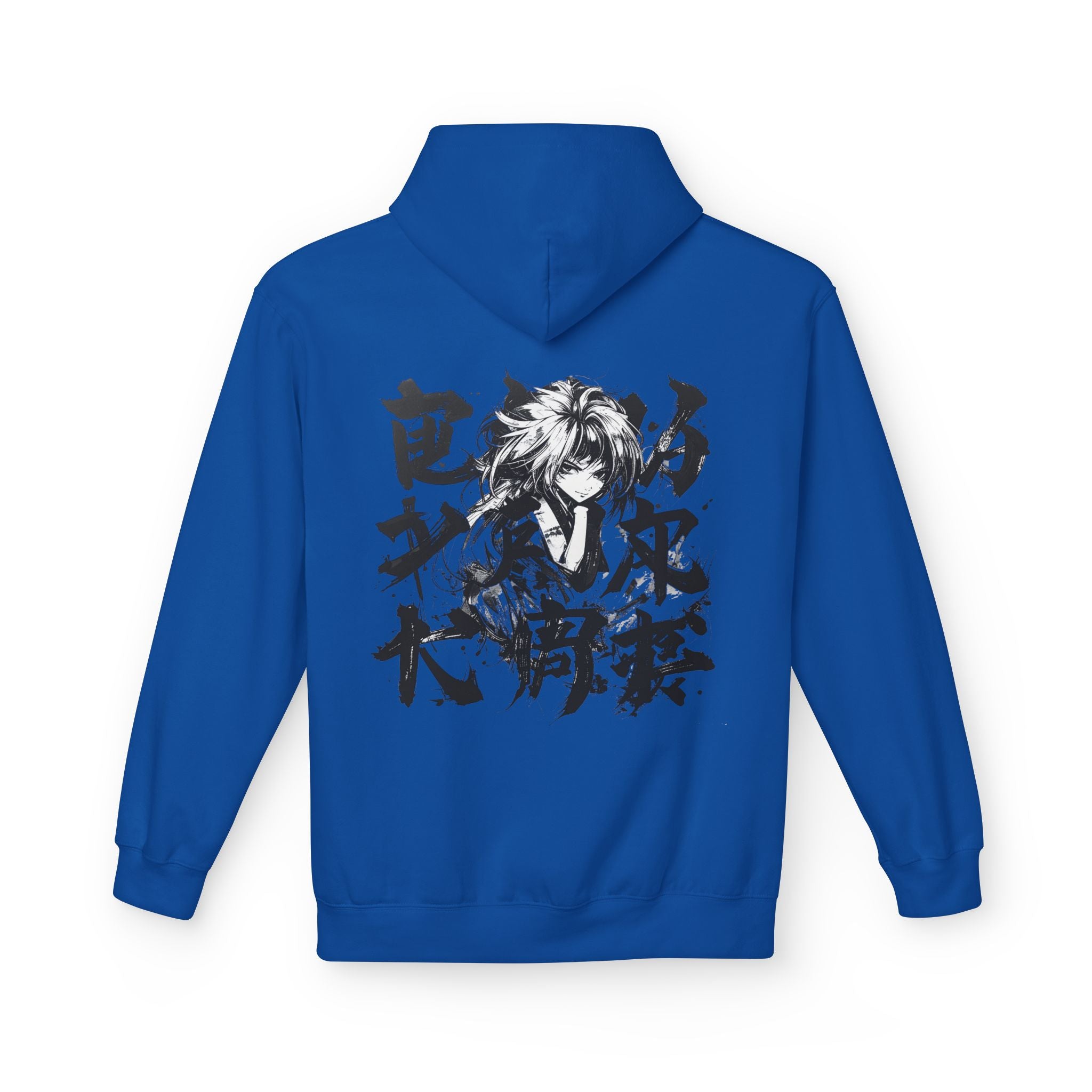 Fleece Hoodie with Graphic Design