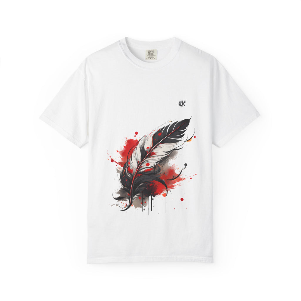 Artistic Feather T-Shirt - Unisex
