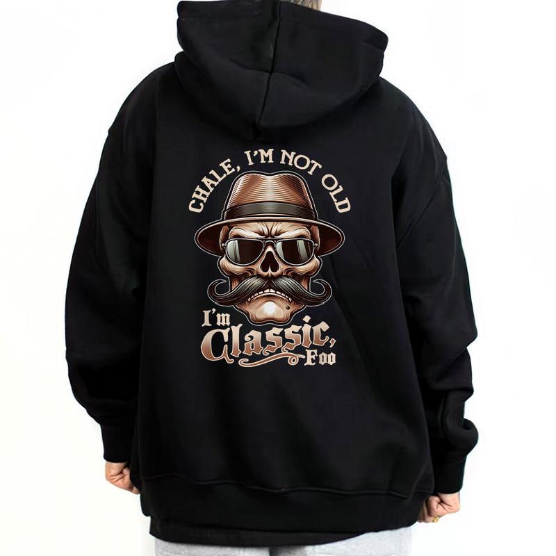 CHALE IM NOT OLD IM CLASSIC FOO Funny Cholo Chicano Lowrider T-Shirt S-3XL Top Womenswear Streetwear Crewneck Shortsleeve