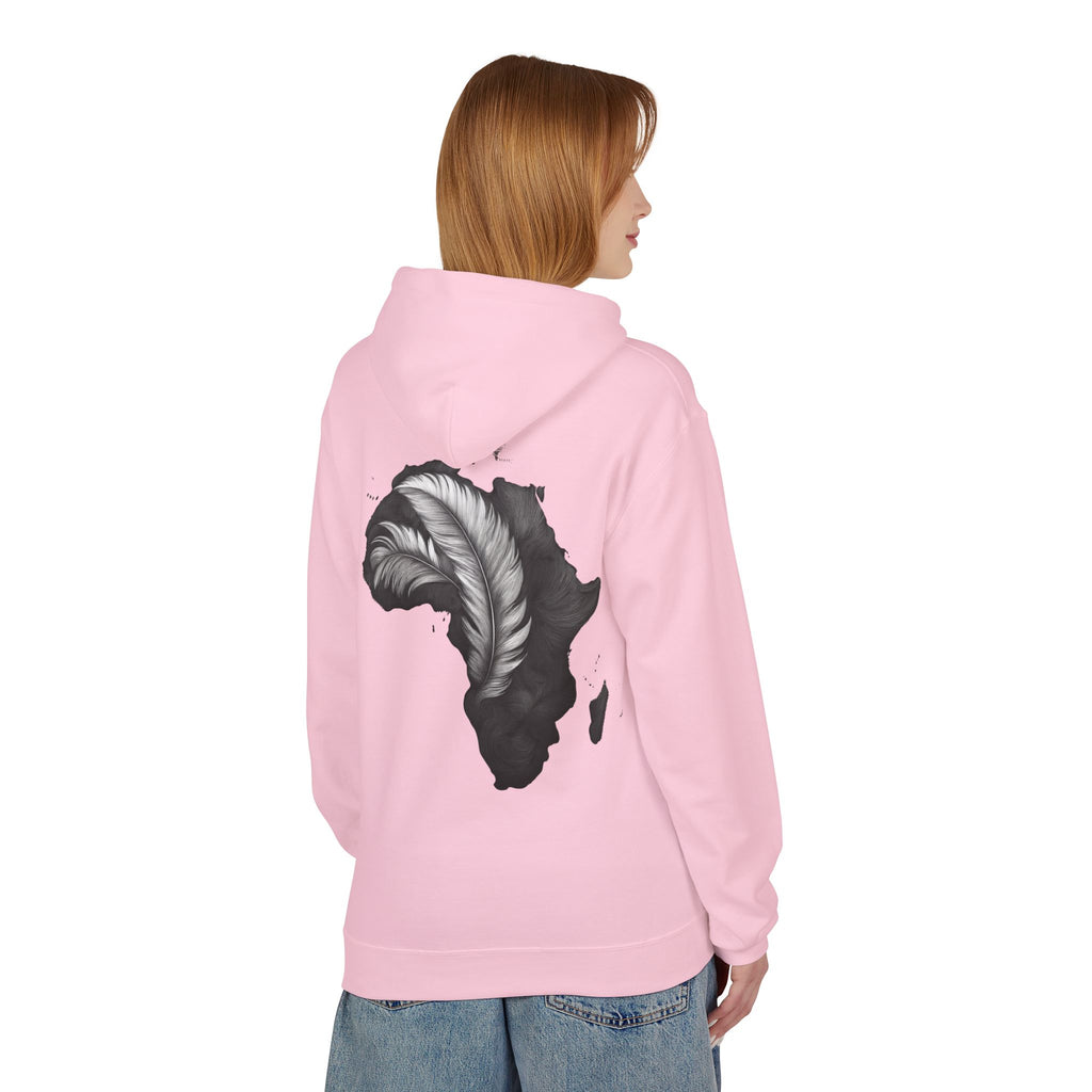 African Feather Hoodie - Unisex Fleece