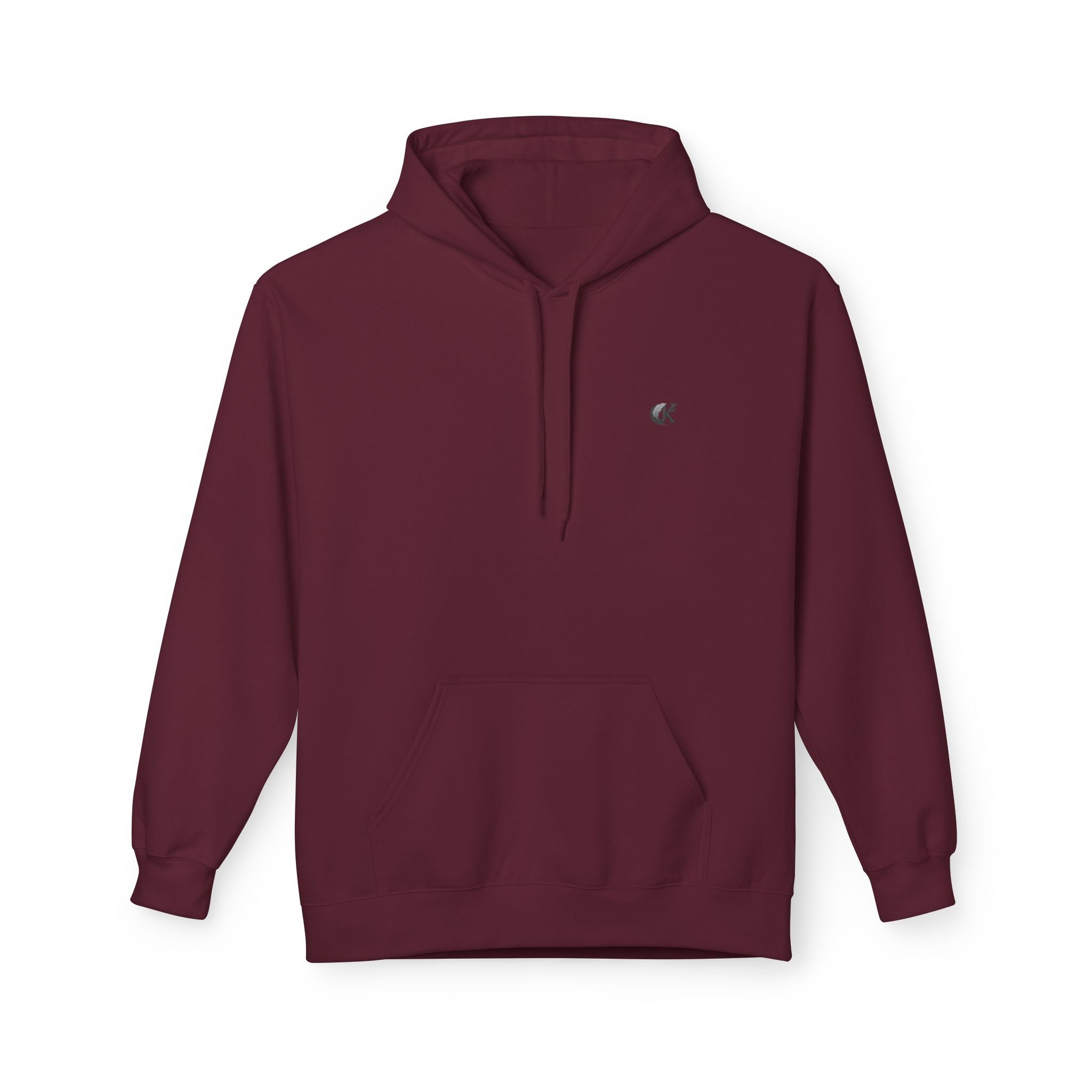 Fleece Hoodie with Graphic Design