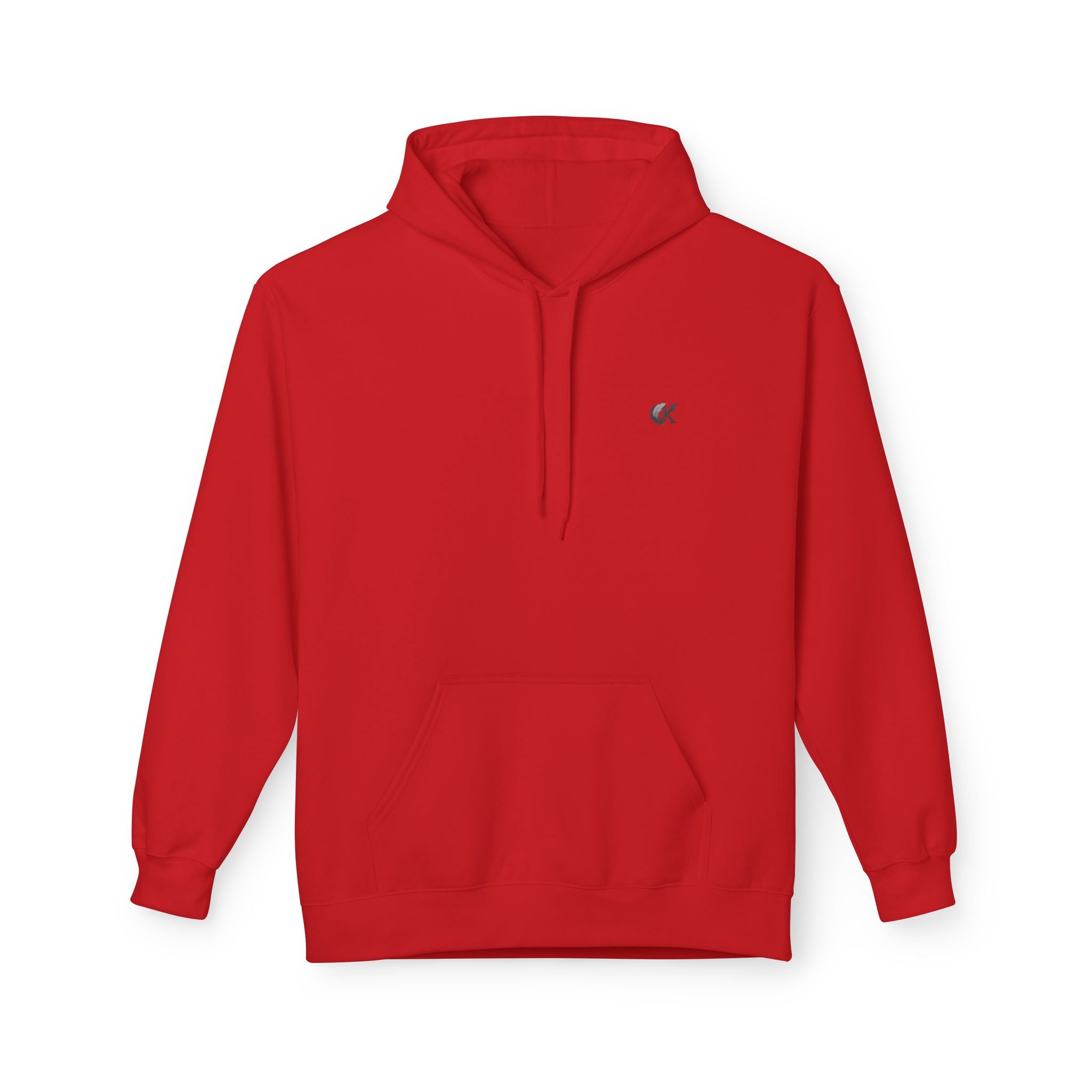 Fleece Hoodie with Graphic Design