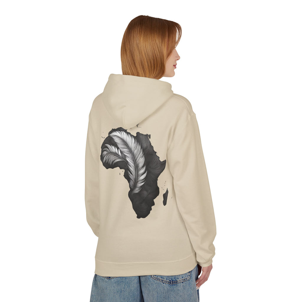 African Feather Hoodie - Unisex Fleece