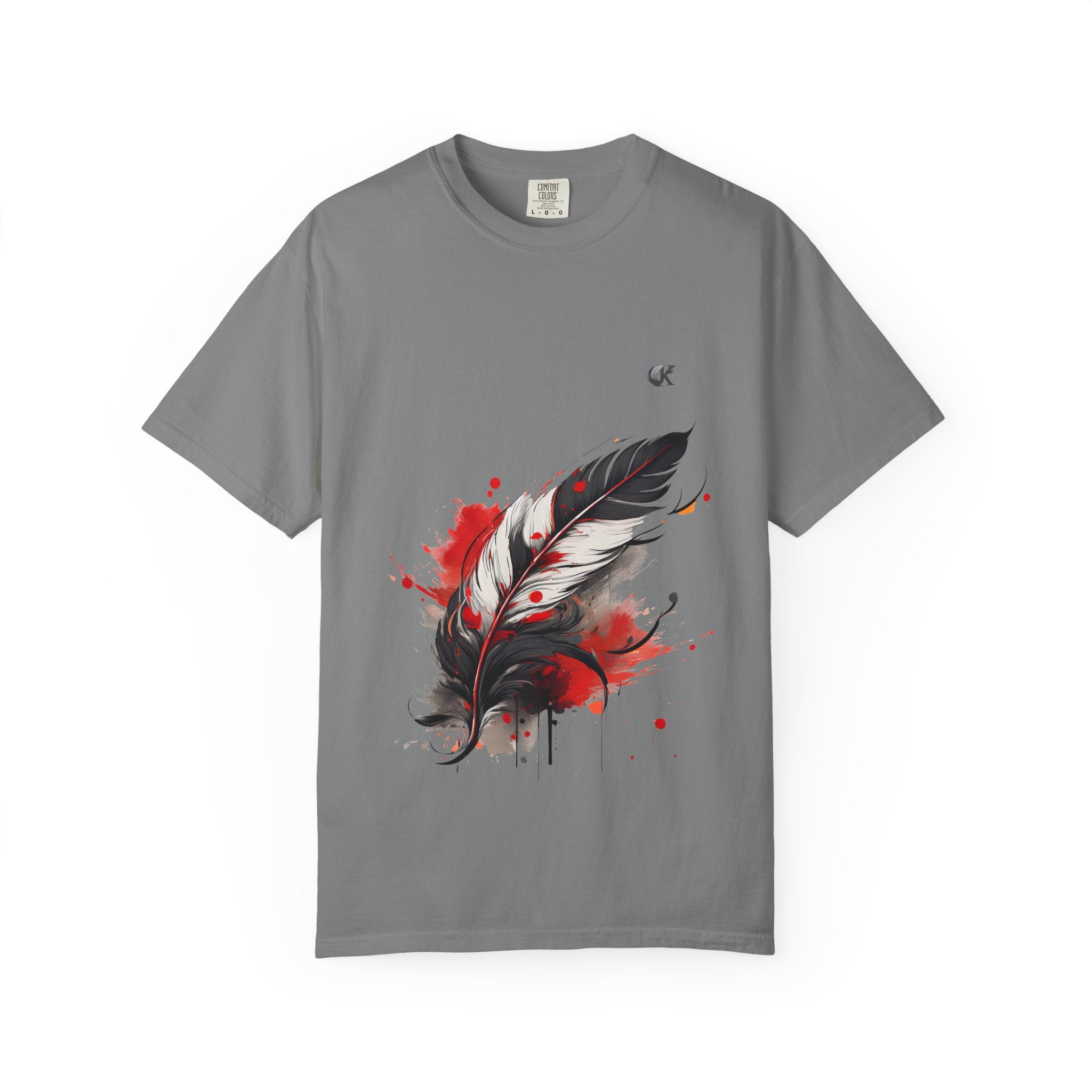 Artistic Feather T-Shirt - Unisex