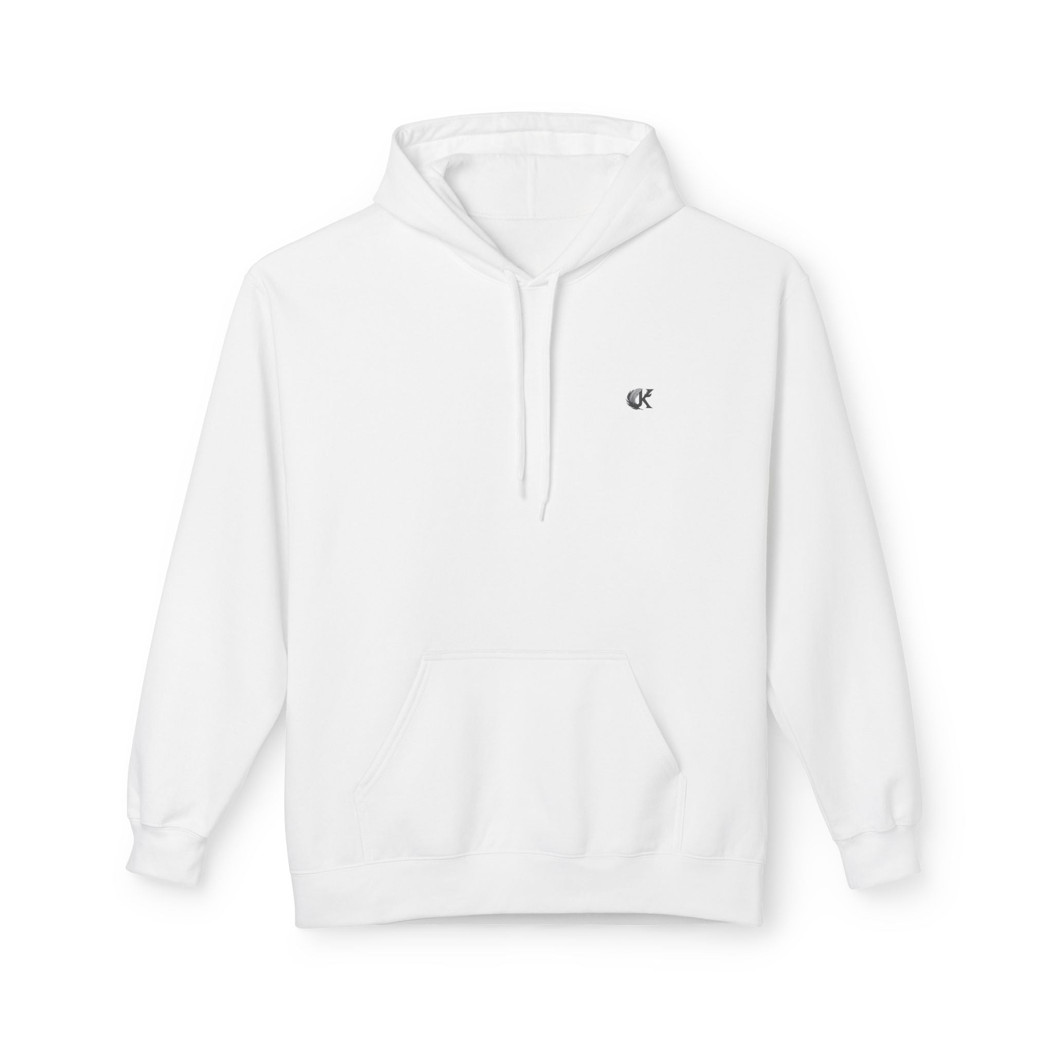 Fleece Hoodie with Graphic Design