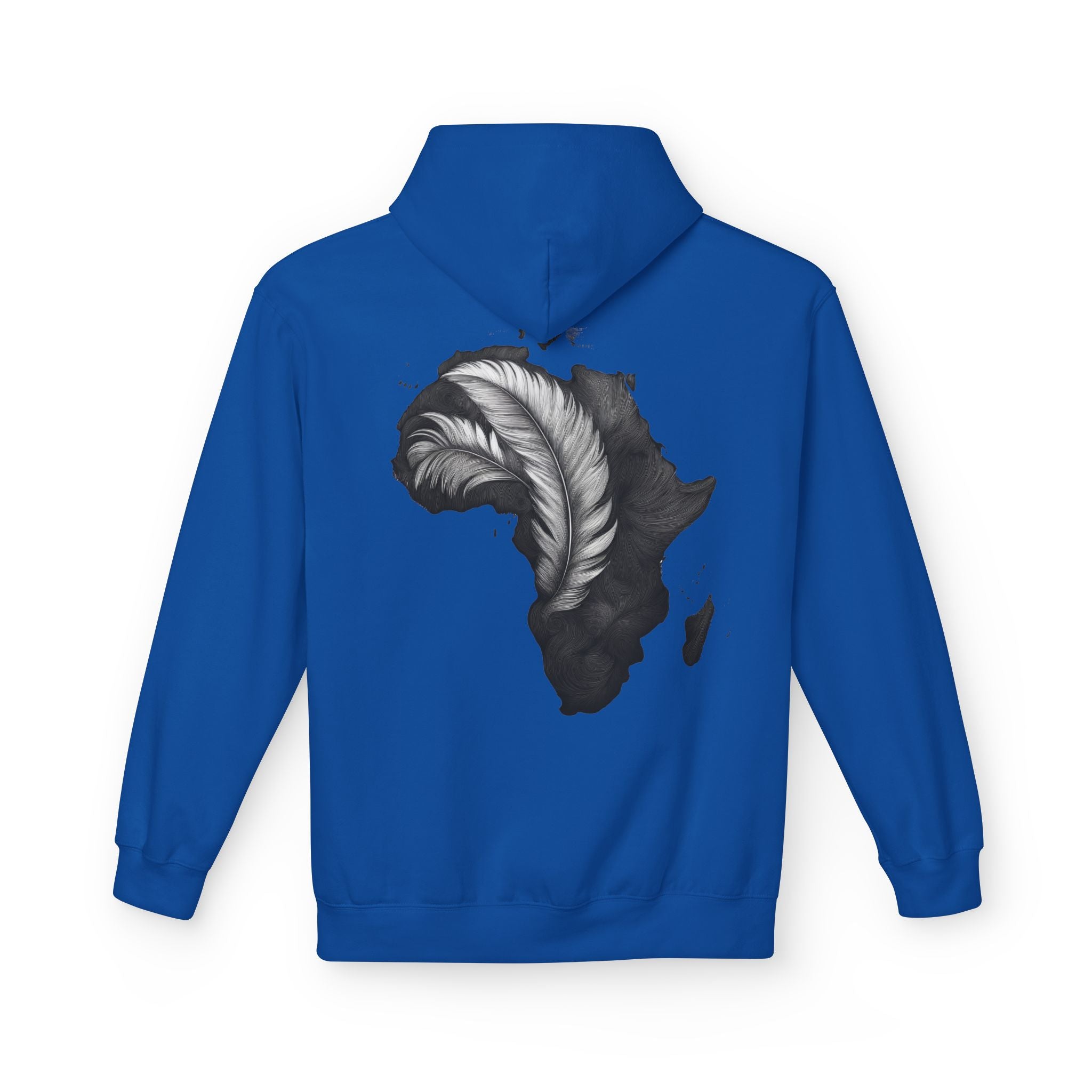 African Feather Hoodie - Unisex Fleece