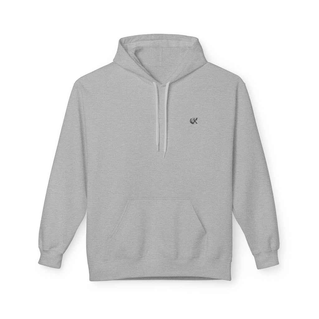 Fleece Hoodie with Graphic Design