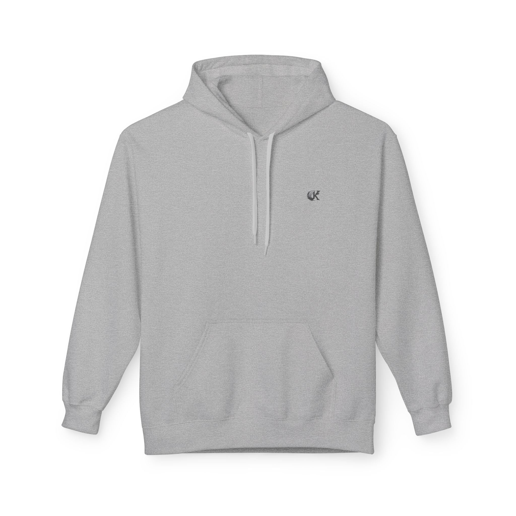 Fleece Hoodie with Graphic Design