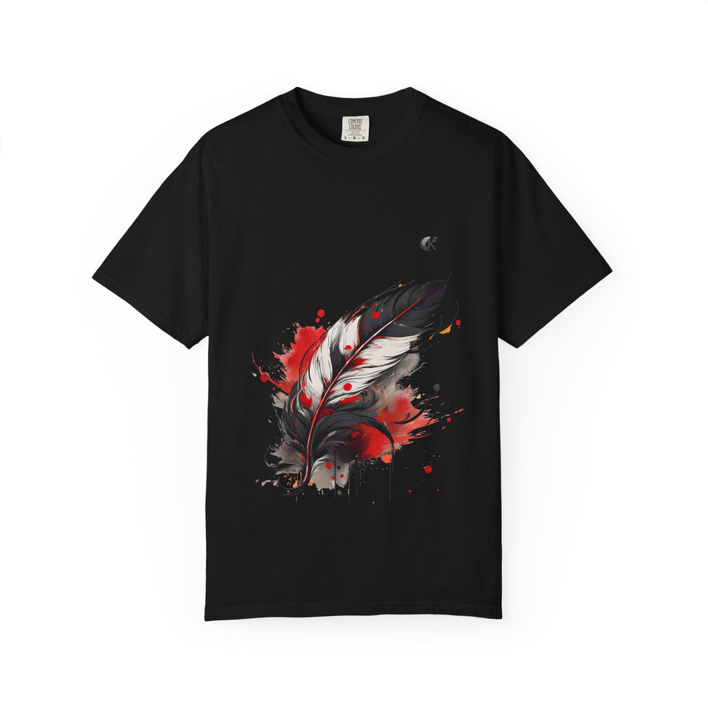 Artistic Feather T-Shirt - Unisex