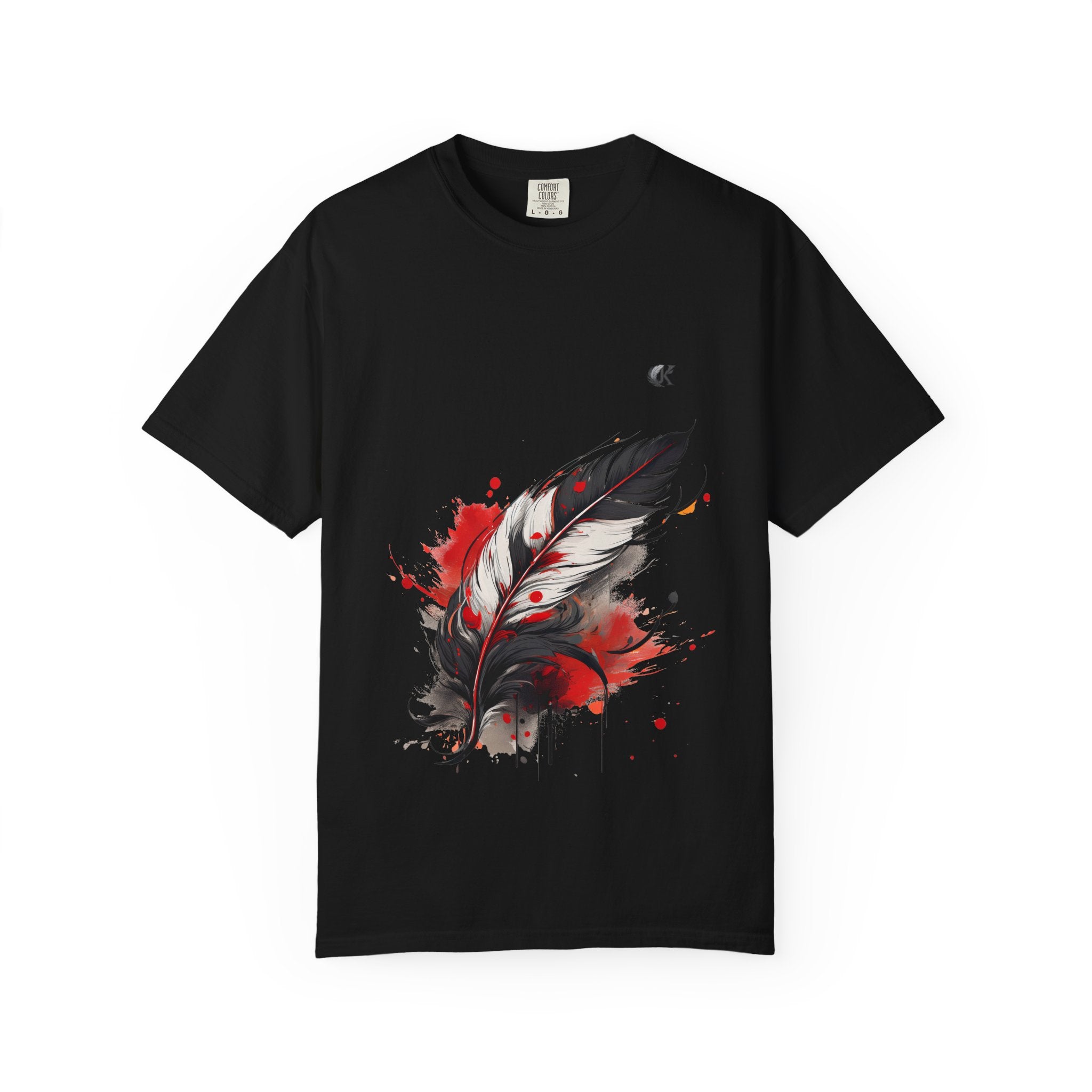 Artistic Feather T-Shirt - Unisex