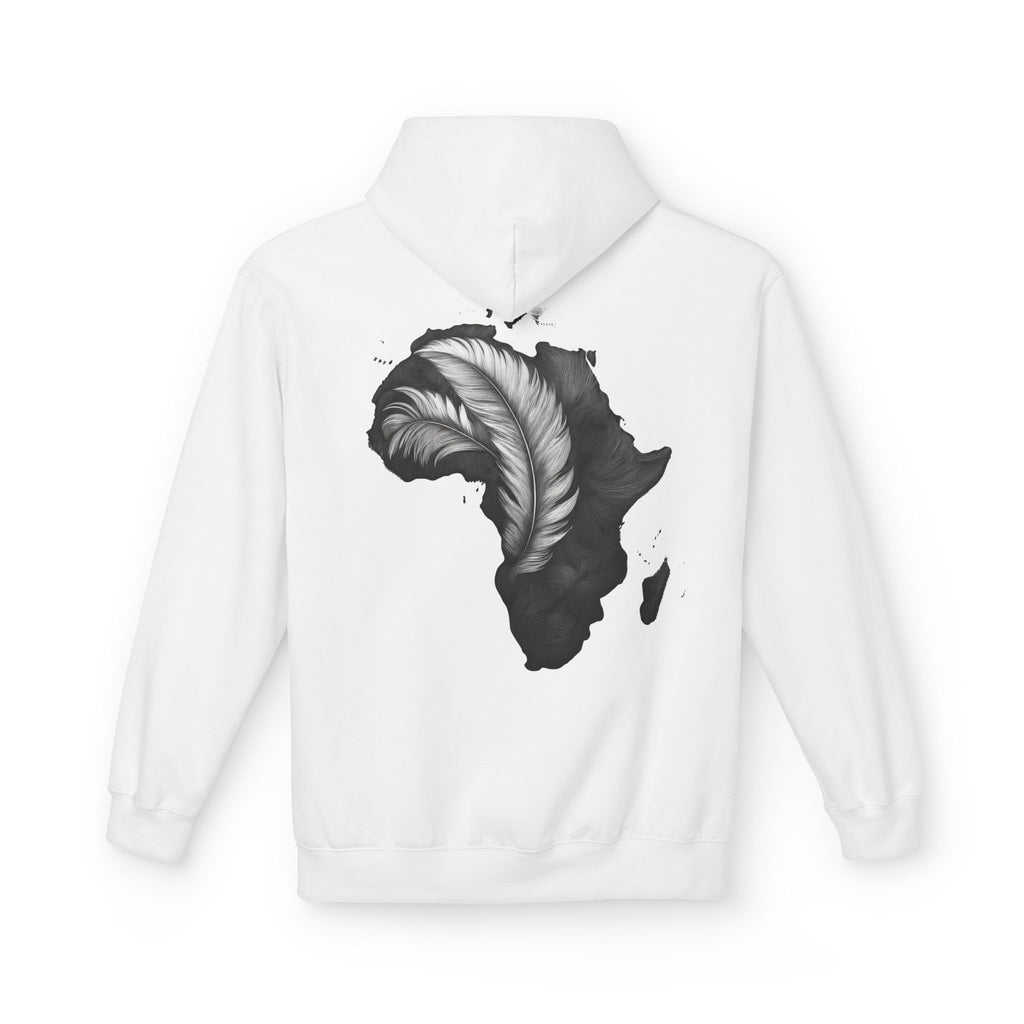 African Feather Hoodie - Unisex Fleece