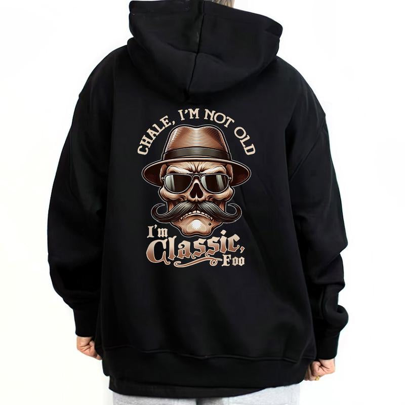CHALE IM NOT OLD IM CLASSIC FOO Funny Cholo Chicano Lowrider T-Shirt S-3XL Top Womenswear Streetwear Crewneck Shortsleeve