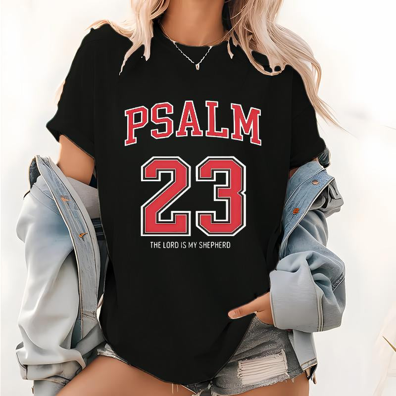 High-Quality Cotton T-Shirt – Retro Print with a Classic Summer Vibe
